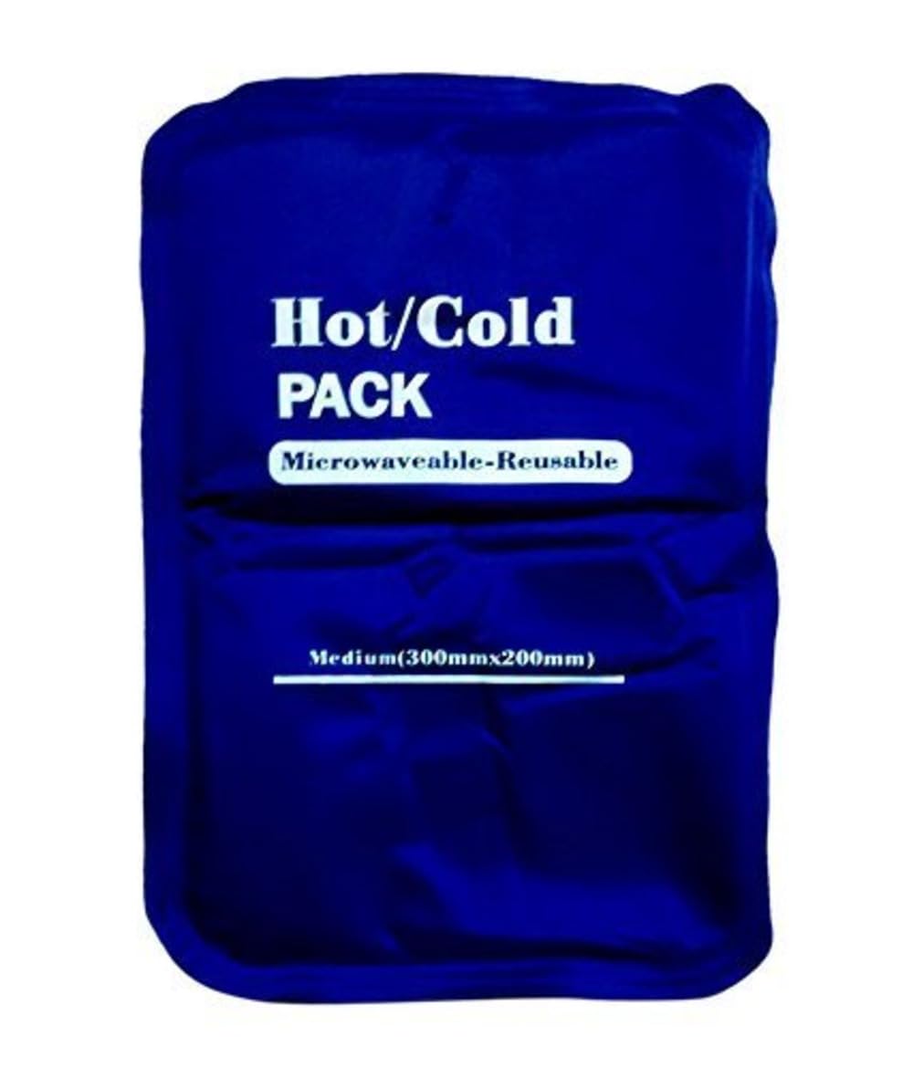 Reusable Hot and Cold Ice Pack for Pain Relief - Medium | Soft and Flexible Gel for Injuries and Pain Relief | Cold Ice Gel Pack for Shoulders, Knee, Back, Neck