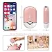 MISMXC Eyelash Fan,Rechargeable Handheld Mini Fan Lash Dryer with Built in Sponge,Perfect for Eyelash Extension Application…
