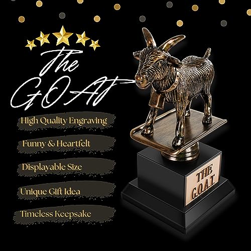 Flexzion The Goat Trophy – O melhor troféu engraçado de todos os tempos para adultos, prêmio gravado
