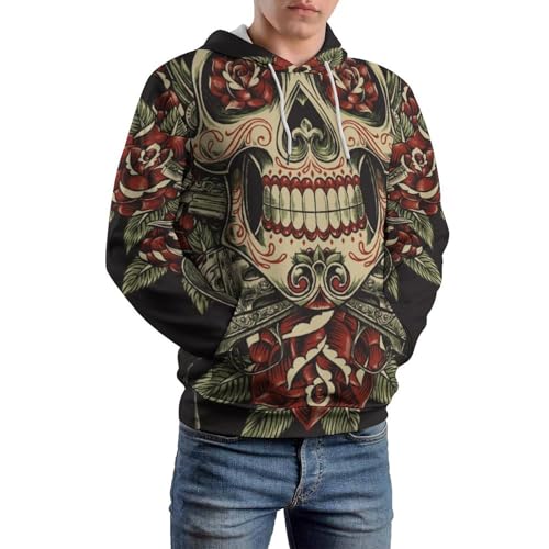 Hoodie Crâne de Fleurs : finis les sweats ternes avec ce pull confortable et chaud - 6