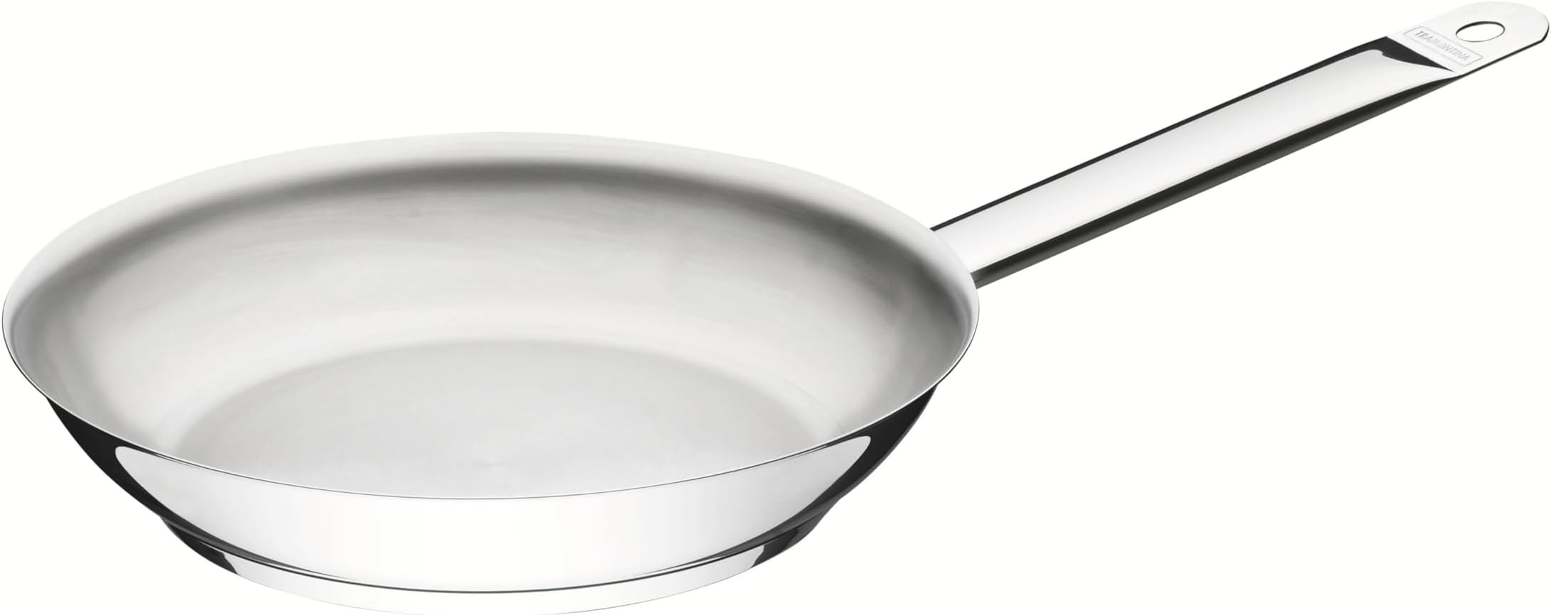 Tramontina Professional 26cm 2L Stainless Steel Shallow Frying Pan with Tri-ply Bottom