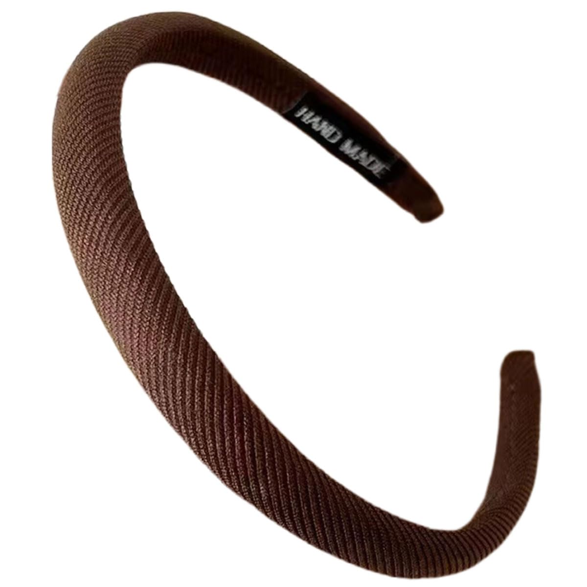 scicent Hair Bands 3 Pieces Thin Alice Bands Fabric Headbands for Girls Hair Accessories for Ladies Padded Hairbands Women (Beige+Khaki+Brown) - Image 2