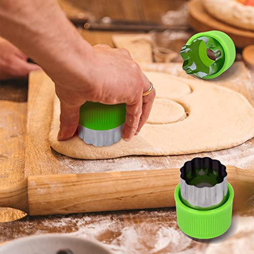 Mini Cookie Cutters Fruit Cutters Shapes Cookie Stamps Vegetable Cutter Set For Kids Baking And Food Supplement (9 Pcs) #TOP2