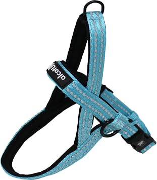 Alcott NOR HNS LG BL Rope Norwegian Harness - Bright Blue - Large - Case of 12