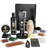 The Beard Club PT45 Trimmer & Premium Beard Care Grooming Gift Kit - Cordless Trimmer for Beard D...