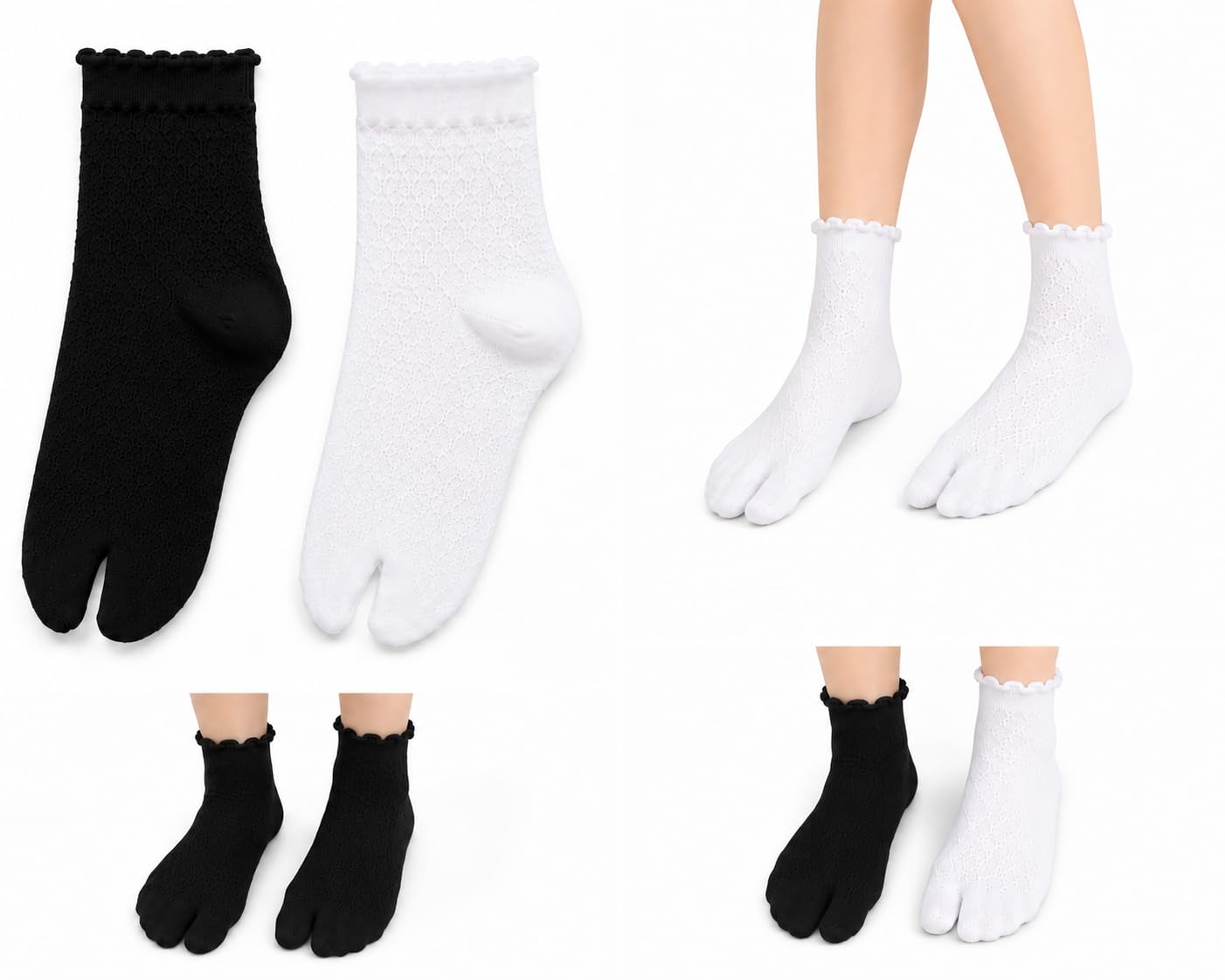 Women Stylish Thumb Socks (Multicolor)-image-39