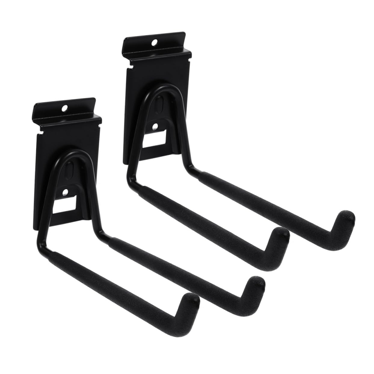 TEHAUX 2pezzi Ganci per Appendere in Ferro Resistenti Ganci da Parete per Garage Multiuso Staffe per Carrelli Portaoggetti per Organizzazione di Strumenti e Attrezzature