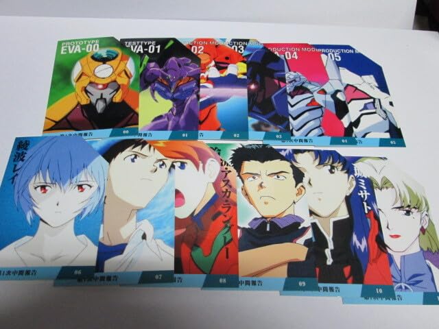 カルビーエヴァンゲリオンチップスカード196枚ラッキーカード20枚