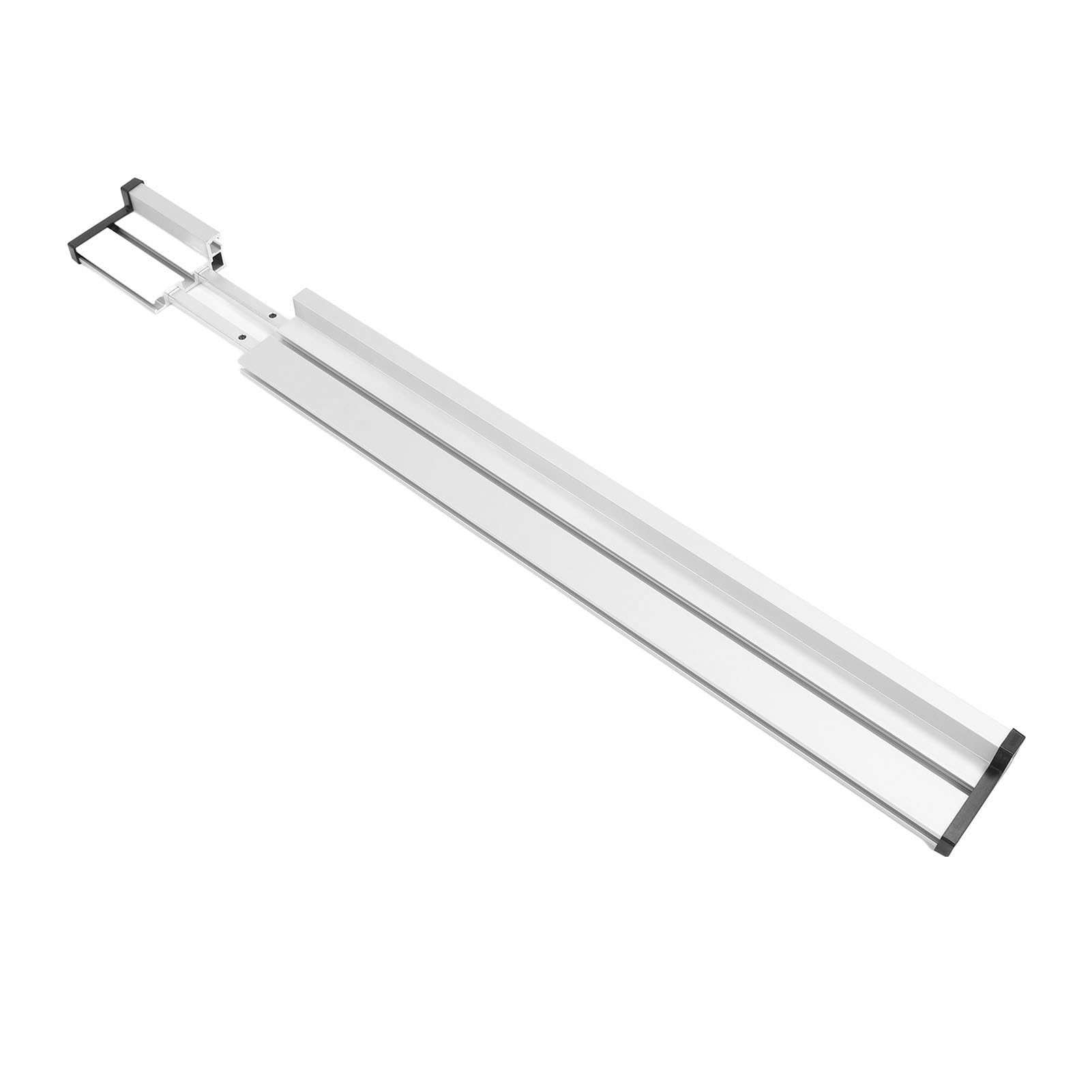 Table Saw Miter Gauge Fence, 700mm to 1060mm Telescoping, T Track Flip Stop Bar