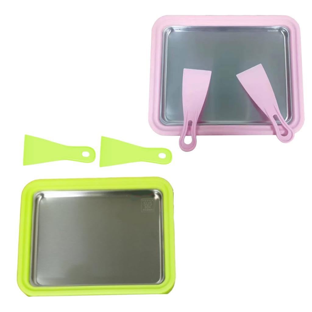 Yogurtera, Heladera, Molde de Acero Inoxidable, Postres Caseros, Fácil de Usar, Apta para Niños Y Adultos, Verano, Verde, Individual