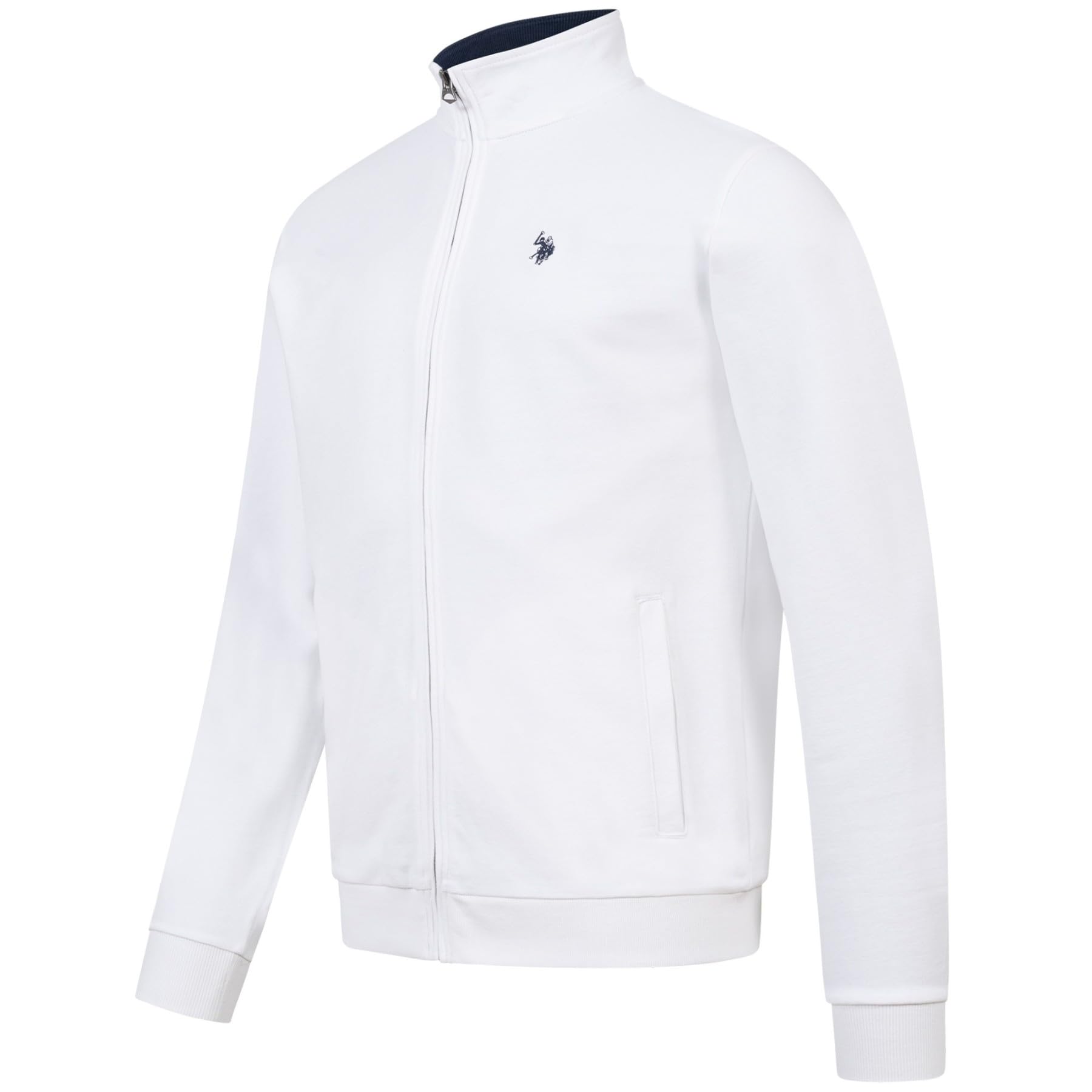 U.S. POLO ASSN. Herren Sweatjacke (S-XXL) 100% Baumwolle, Stehkragen, Langarm P028 - 3