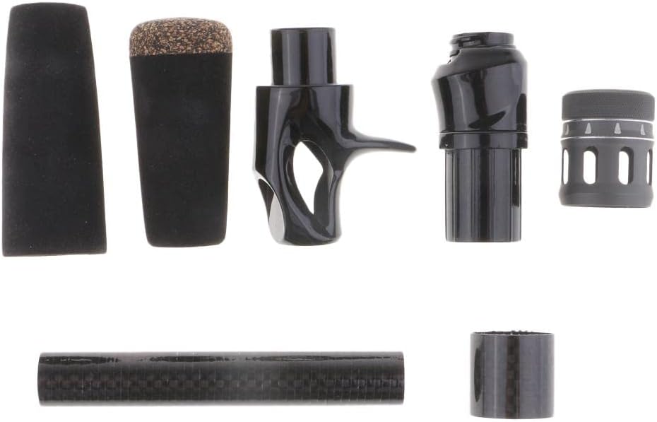 EVA Handle Grip and Reel Seat Split Kit for Fishing Rod Building - Weight and Corrosion- - Enhance Your Fishing Experience - Casting Reel Seat