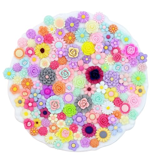 Image of Ulalaza 50pcs Slime Charms Mixed Set Resin Flatback Making Supplies For DIY Craft Making And Ornament Scrapbooking Beads Assorted Candy Fruit Cake Ornament