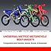 Pit Posse PP2764 Motorcycle ATV Sport Bike Mini Metric Bolt Kit 53 Pc - Compatible with Honda, Yamaha, Kawasaki, and Suzuki - Tempered Bolts - Durable - Bolts, Nuts, and Washers (53 Piece)