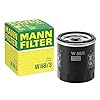 MANN-FILTER W 68/3 Oil filter – For Passenger Cars and Utility Vehicles, Black