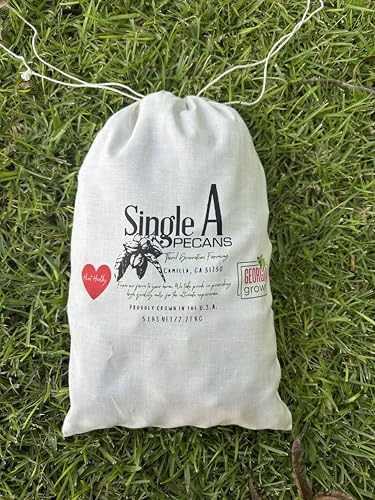 Single A Pecans: Georgia Grown Premium In-shell Pecans 5 lbs- Perfect for snacking! Current season...