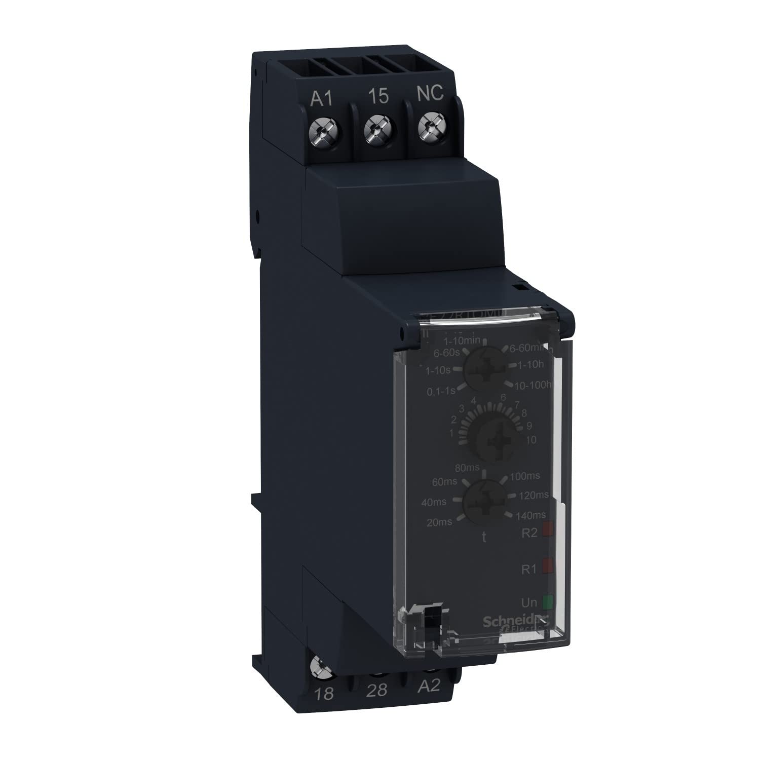 Schneider Electric Harmony Time Zeitrelais, DIN-Hutschiene 24 V dc 24V ac, 240 V ac, 0.1 s to 100 h, 2 Kont. 1,