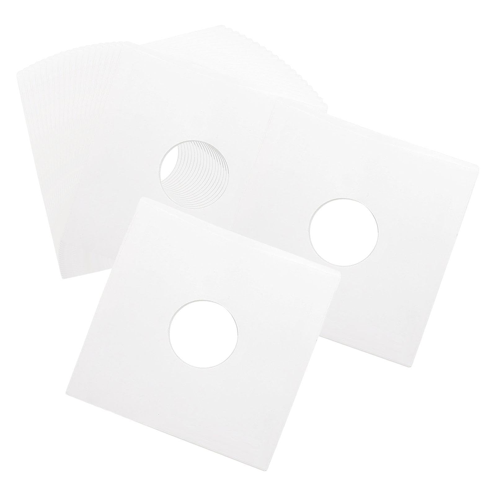 20Pcs Vinyl Record Inner Sleeves White Kraft Paper Reusable Record Protector 10in Square | Music | Storage & Media Accessories-picture-17