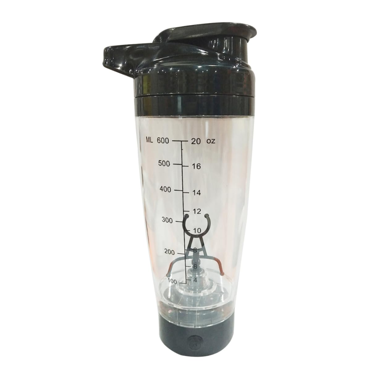 Alipis Elektrischer Shaker 600ml aus Pp, Batteriebetriebene Rührflasche