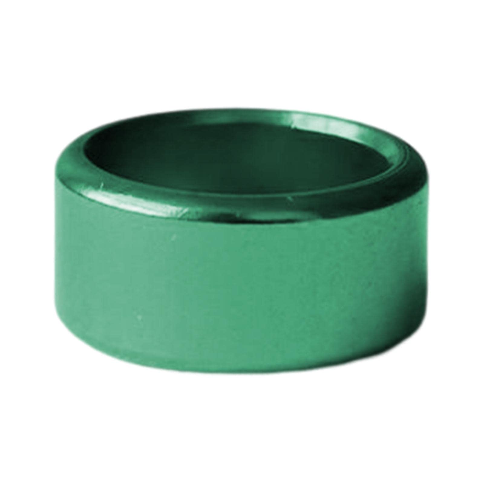 Anillos de aluminio for patas de pájaros, 10 mm de diámetro interior, 6 mm de altura, color verde, 10 unidades for palomas y pájaros(5 Set Ofgreen)