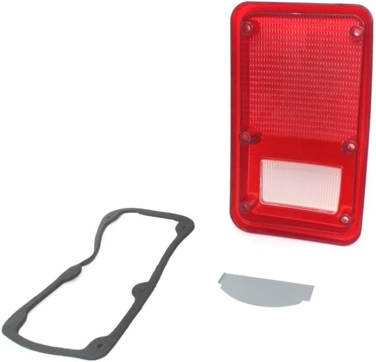 Evan Fischer Tail Light Lens compatible with Dodge Van Full Size 78-93 Right and Left