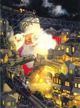 American Puzzles, Un rompecabezas de Navidad modelo, rompecabezas de 1000 piezas