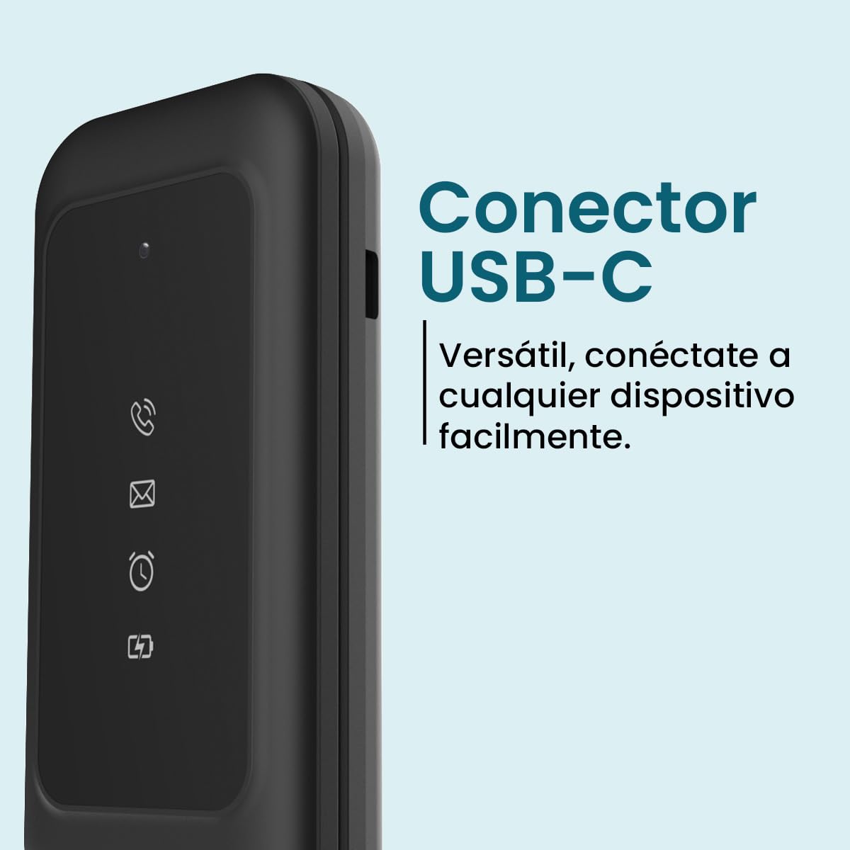 ADOC SC04 Móvil para Mayores con Whatsapp | Teléfono 4G de Tapa con Pantalla Táctil y Teclas Grandes | Botón SOS | Base de Carga | WiFi, Bluetooth | Teléfono Fácil de Usar para Personas Mayores