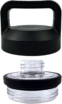 Chug Replacement Lid Cap for YETI Rambler Bottle, Fits for 18oz/ 26oz/ 36oz/ 64oz Cap Cover Water Bottle Parts Accessories