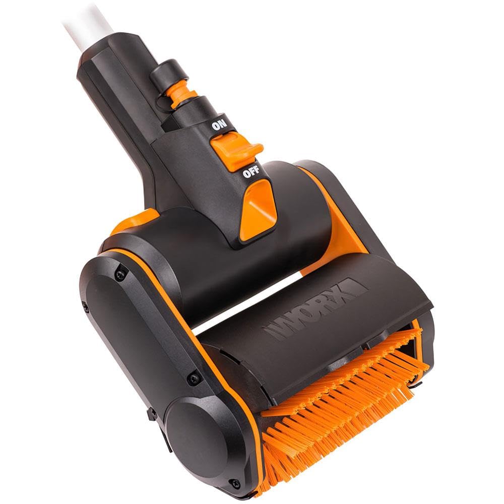 WORX WG441E.9 Akumulatorowa Multi Brush 20V, do Czyszczenia Powierzchni Kamiennych i Drewnianych oraz Usuwania Chwastów, Zintegrowane Przyłącze Wod, bez Akumulatora i Ładowarki