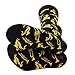 Urban Peacock Men's Novelty Fun Crew Socks for Dress or Casual (Brass Instruments - Black, 1 Pair)