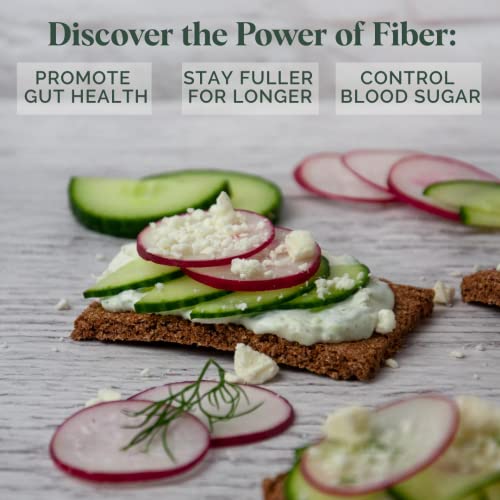 Let's Be Bessties! Organic High-Fiber Crackers Non-Gmo Crispbread | The Besst Crackers For Fitting Fiber Into Vegan, Paleo & Low-Carb Diets | Everything Bagel, 60 Crackers #TOP5