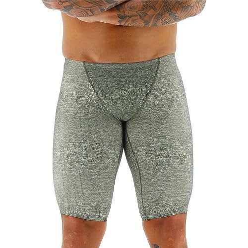 Image of TYR Men's Durafast One Jammer - Solid Training Athletic Swimsuit Briefs