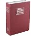 Dictionary Hidden Book Safe with Key Lock Large Size Red