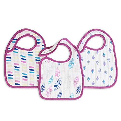 aden + anais 7116G Classic Snap Bib Wink, 3er pack