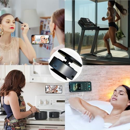 Vacuum Magnetic Phone Holder, 360 Rotatable Suction Cup Phone Mount with Electric Suction Cup Suitable for Car/Dashboard/Gym/Mirror/Bathroom/Smooth Surface, Compatible Magsafe iPhone&Android (Silvery) by IOHUI - Used condition - Image 6