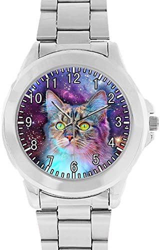 Coolstuffs Space Cat Unisex Wrist Watch Analog Quartz Gift for Dog Lovers Animals Watch