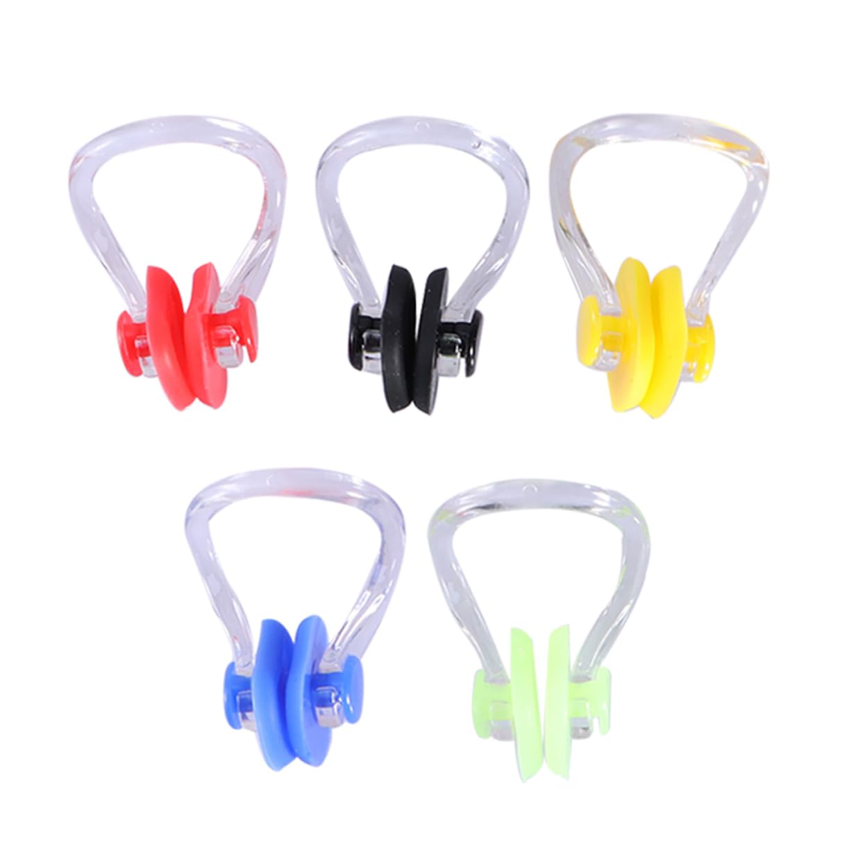 Toyvian 14pcs Silicone Nose Clip Nose Protector Silicone Pool Accessories Swimming Nose Clip Black