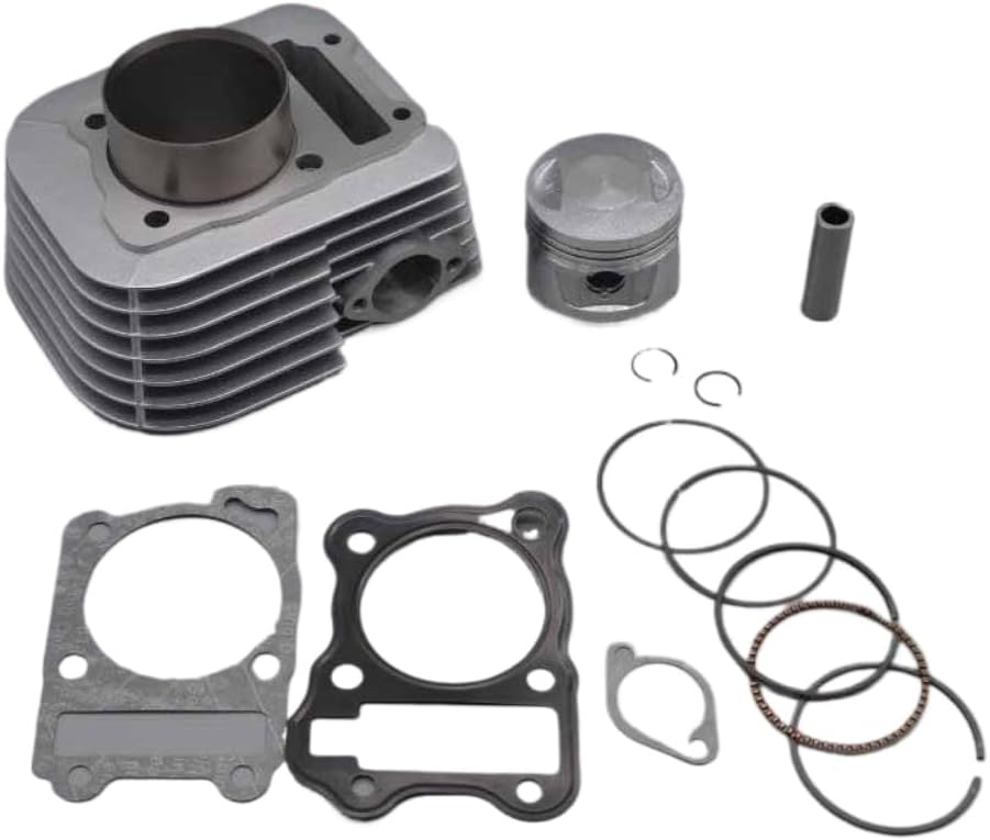 Cylinder Piston Ring Pin Gasket Kit 200cc CVT Engine Compatible With Kayo AU200 ATV200 LX200M LC162FMK 200AU(cylinder gasket)