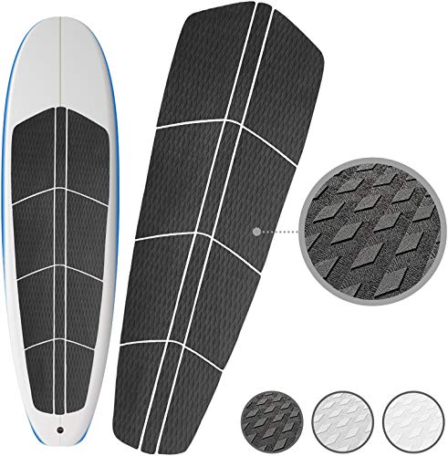 PUNT SURF Paddle Board SUP Traction Pad with 3M Adhesive - 12 Piece Customizable Deck Grip for Any Size Paddleboard
