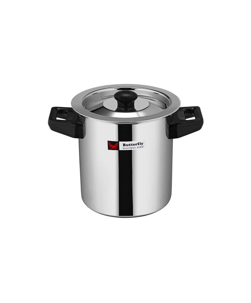 Buy Butterfly Stainless Steel Milk Boiler (1 L/12Cm, Silver), 1 Liter