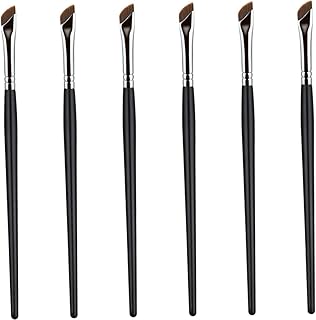 6 brochas para delineador de ojos en ángulo y...