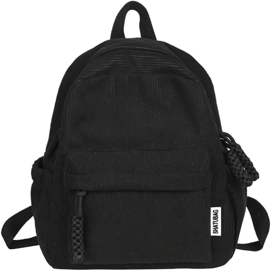 Small Backpack Purse for Women Cute Mini Backpack Purse Corduroy Backpack Aesthetic Backpack Tiny Mini Bookbag Purse (yellow)