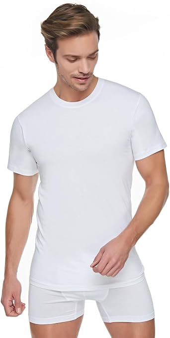 Seher Yıldızı 6 Adet Penye Bisiklet Yaka Fanila Beyaz XL XL