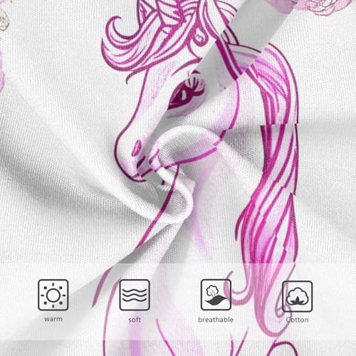 Fun Print Toddler Underwear Custom 2t Cotton Little Girl Panties Cute Pink Unicorn Flowers Kids Undies Briefs3