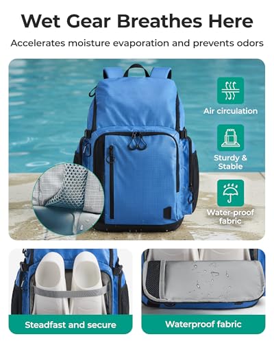 BAGSMART Sports Gym Backpack