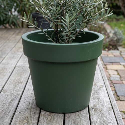 FARBEX Gummifarbe Innen & Außen – Flüssigkunststoff Farbe für Dach, Beton, Holz, Metall | Elastische Abdichtung, UV-beständig | 1,2 kg – Grün
