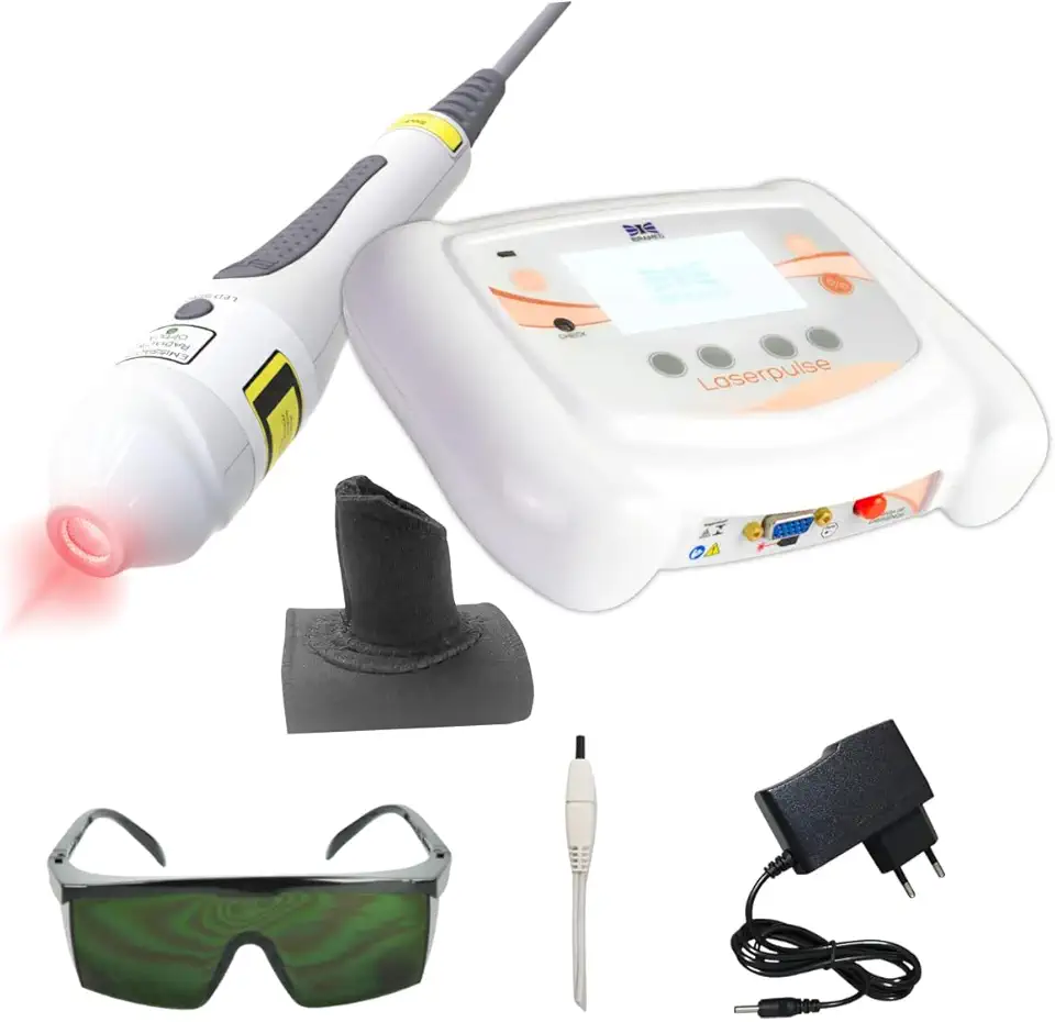 Kit completo Aparelho Laserpulse Portátil Ibramed com Probe – Laserterapia Profissional