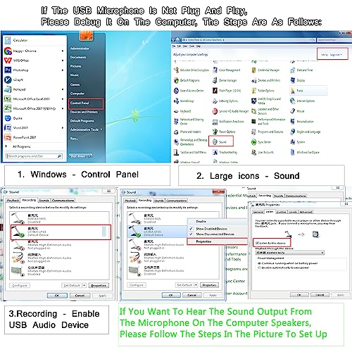 Microphone Isolation Shield & Pop Filter For Vocal Recording Cilp On Metal Tri-Stand With Usb Computer Smartphone Gaming Streaming Condenser Monitor Mic Studio Kit Equipment To Pc Laptop Smartphone #TOP6