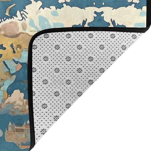 Tapis doux pour chambre à coucher isolant et parfait pour enfants
