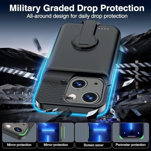 Funda de batería iPhone 13 para solucionar la falta de carga con soporte de mesa delgado 6